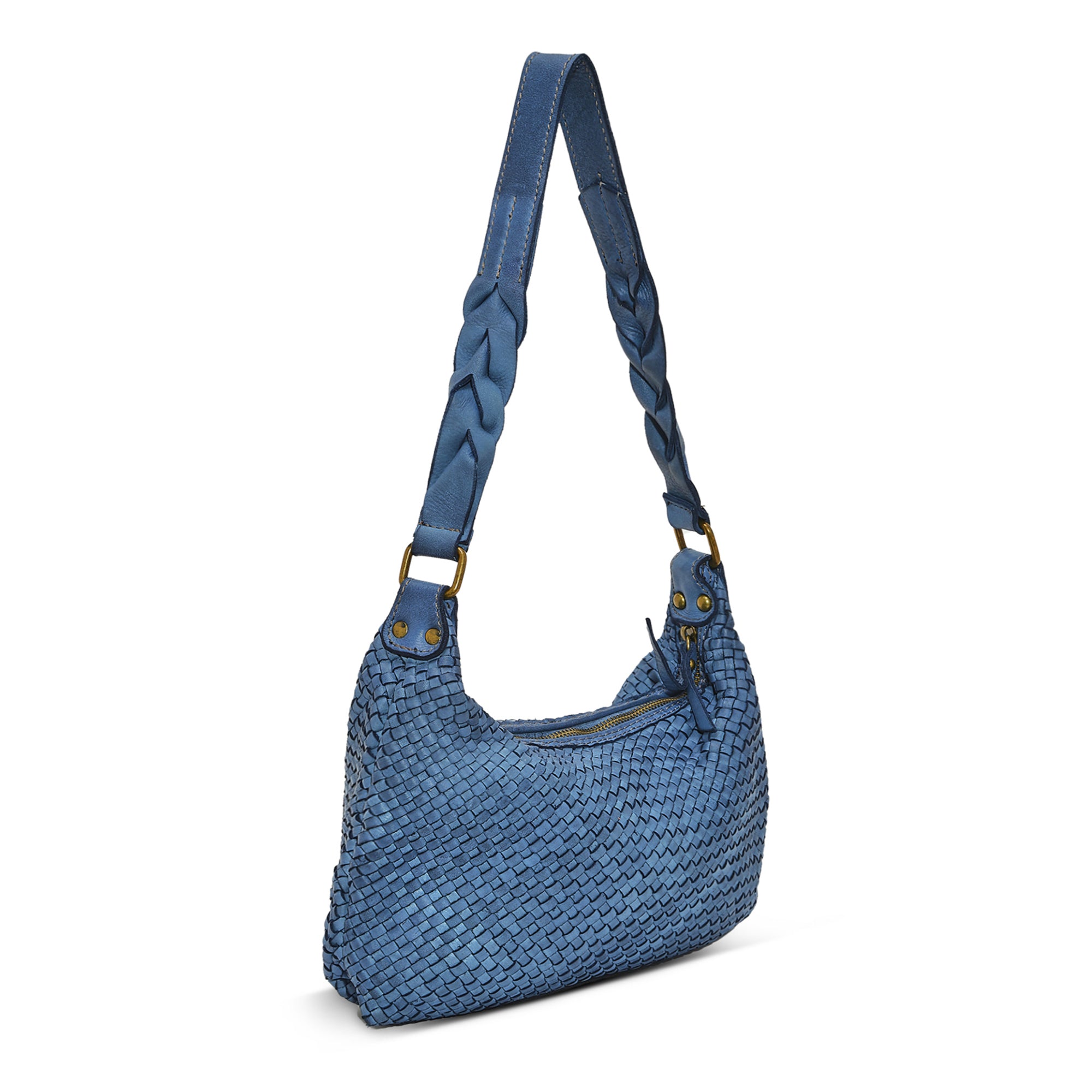 Gloria Woven Hobo Bag