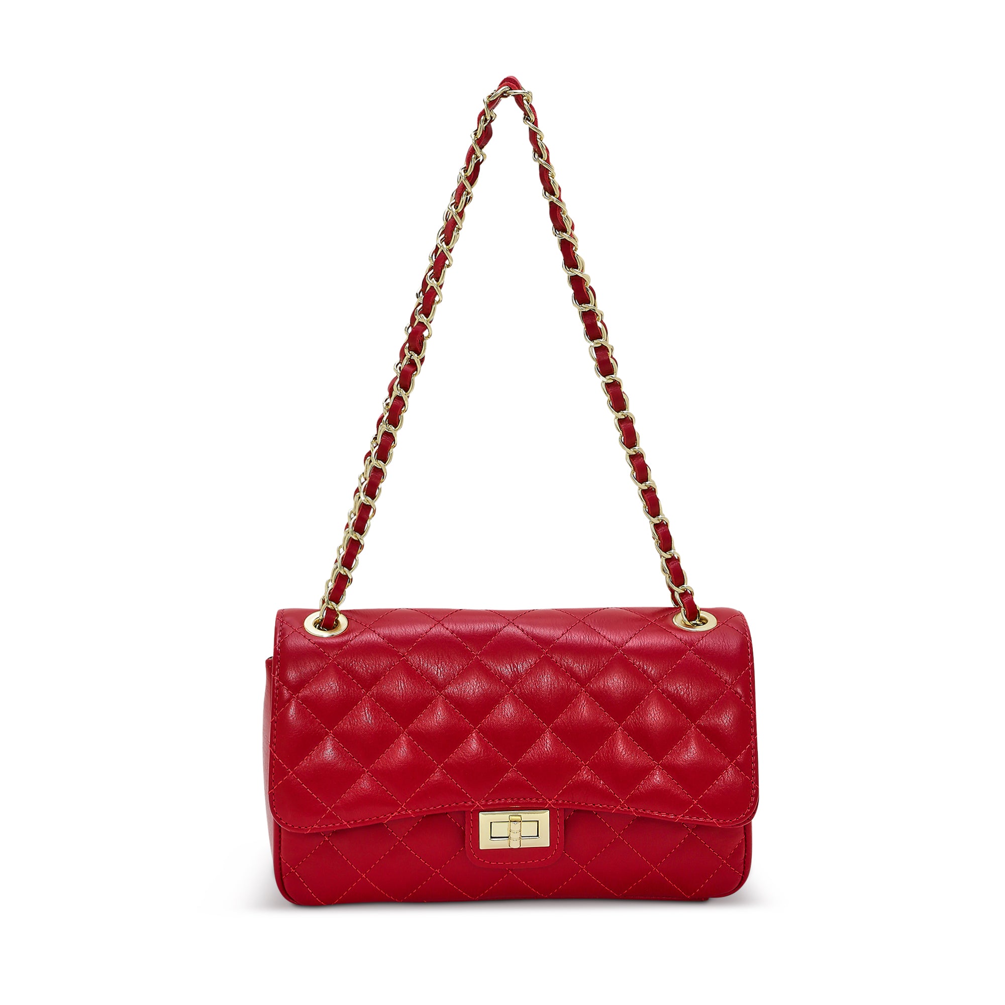 Bella Rosa Shoulder/Crossbody Quilted Bag