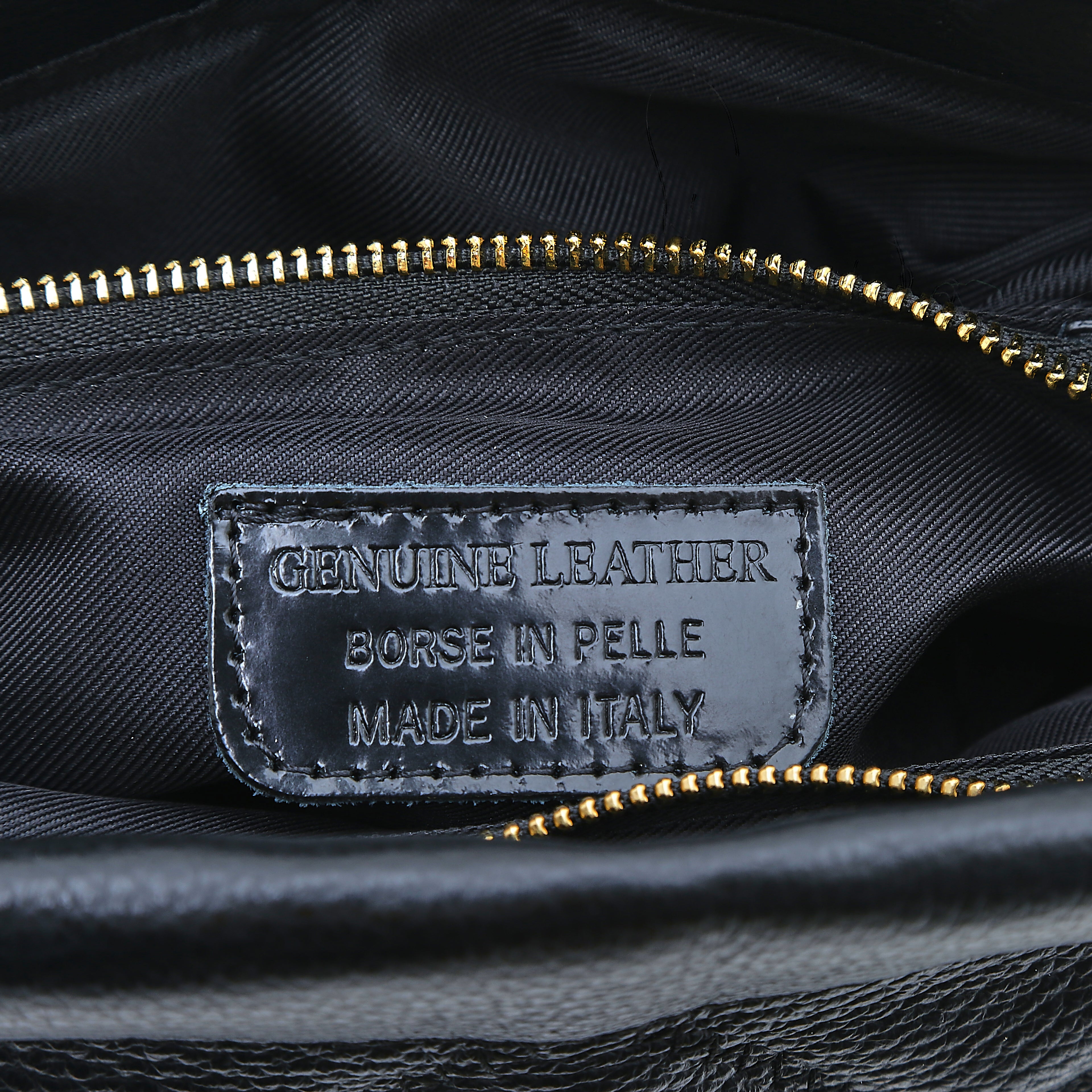 Genuine Metallic Leather Crossbody Bag VERA PELLE Real Italian -  Israel