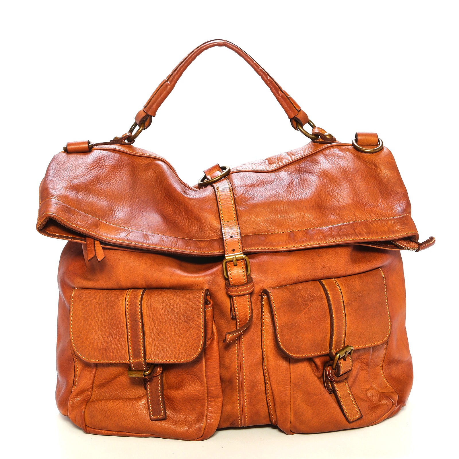 Beige/brown DKNY bag - Vinted
