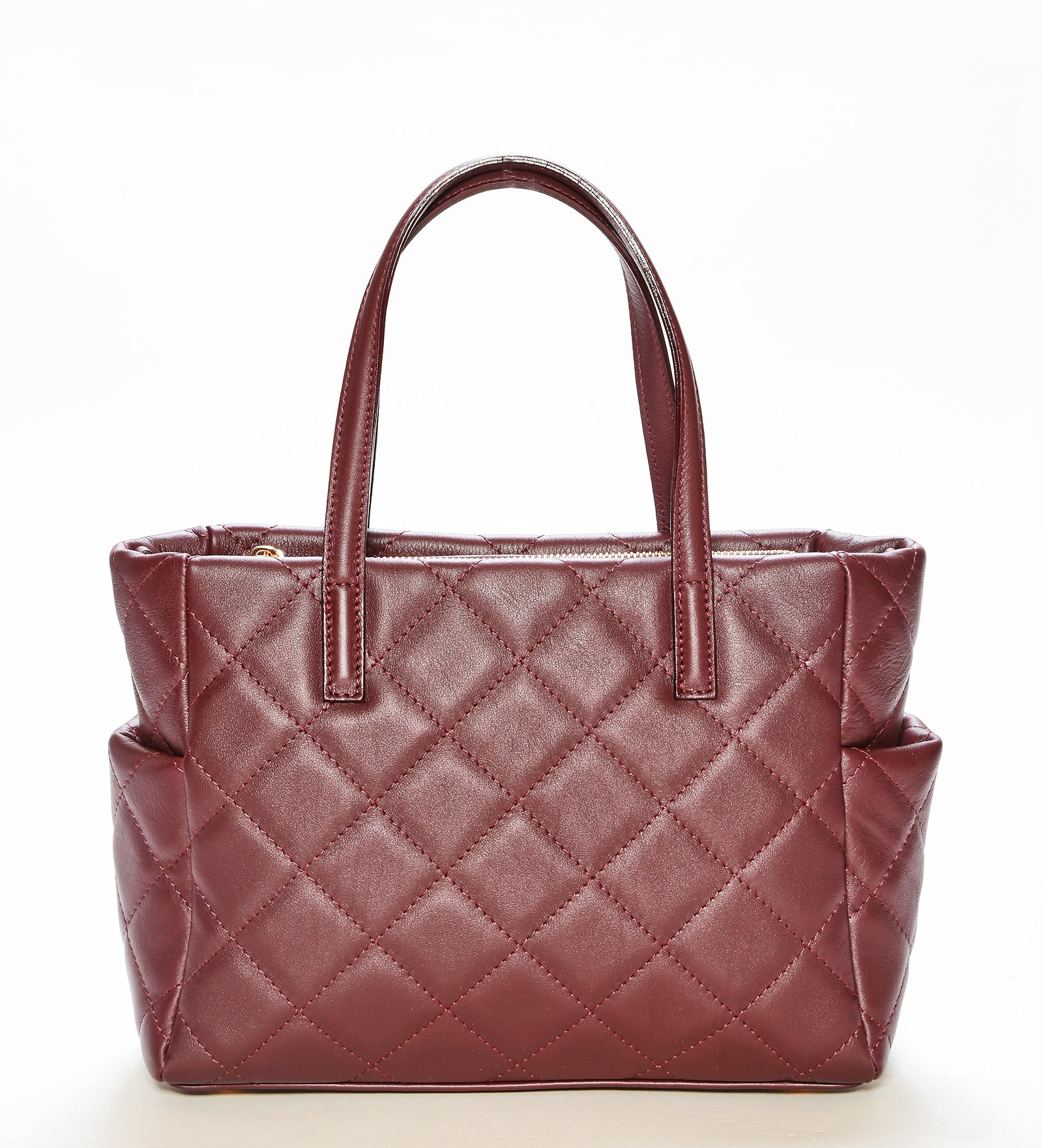 Rosette Quilted Handbag